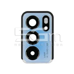 Vetrino Camera Posteriore + Frame Blu Oppo Reno 6 Pro 5G | Store Online 5G-M
