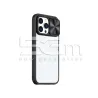 360 Hoesje Zwart + Schuifbare Camerabescherming iPhone 14 Pro Max | 5G-M