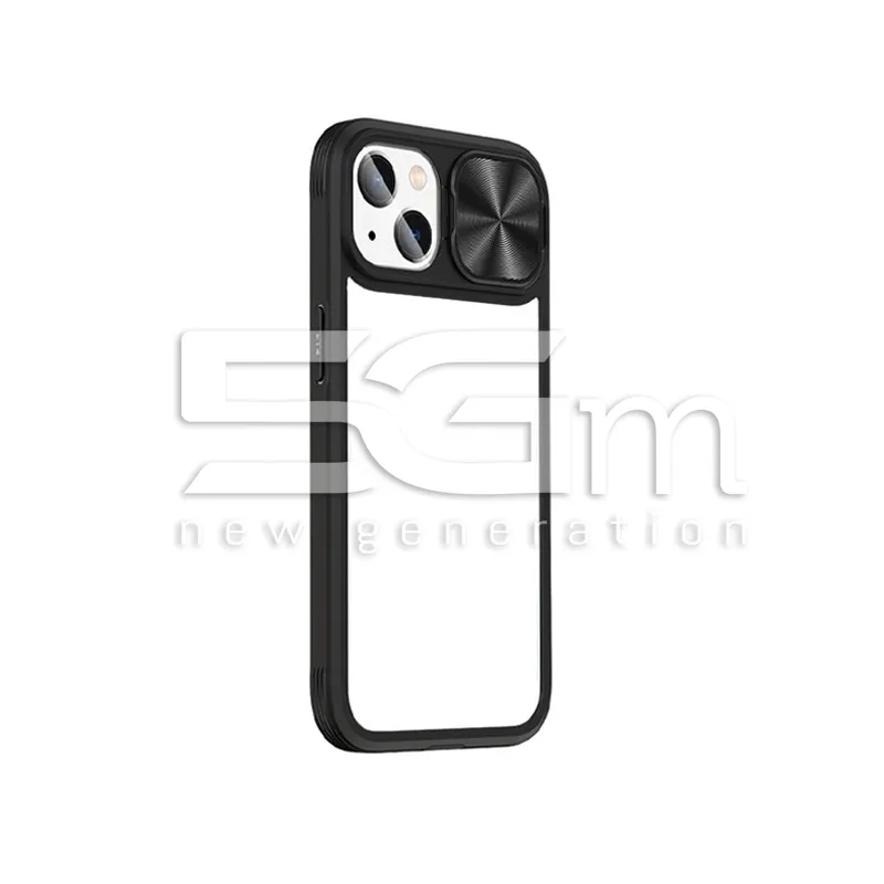 iPhone 14 360° Hülle Schwarz mit Kamera-Schiebeschutz | 5G-M.com