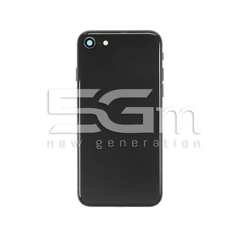 Komplettes Gehäuse Schwarz iPhone 8 Ohne Logo | Online Shop 5G-M
