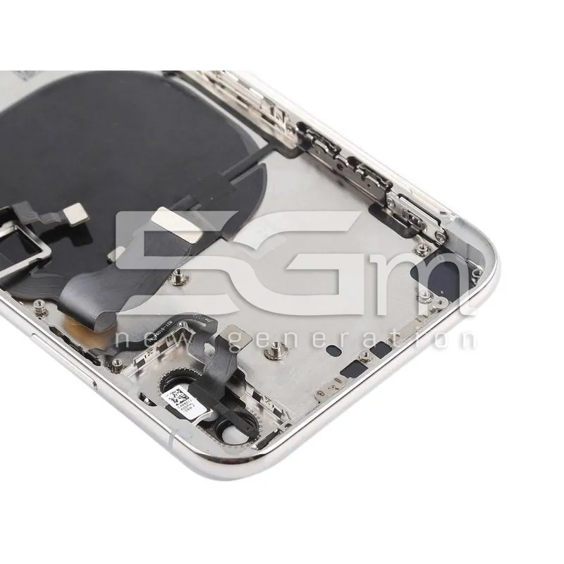 Rear Cover Full White iPhone X No Logo | Loja Online 5G-M