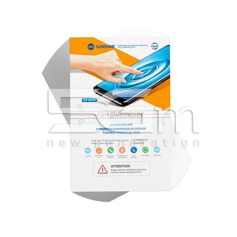 Sunshine SS-057R Film Hydraulique Importé 50pcs | Protection Écran | 5G-M