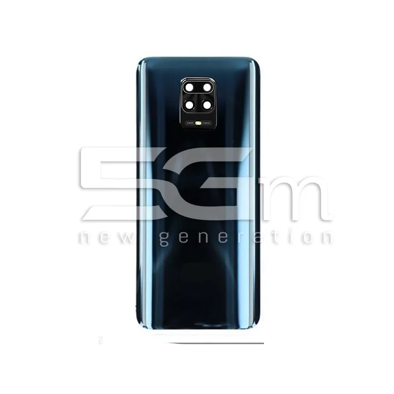 Retro Cover Blu + Vetrino Camera Xiaomi Redmi Note 9 Pro No Logo | Store Online 5G-M