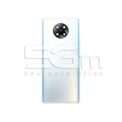 Retro Cover Bianco + Vetrino Camera Xiaomi Poco F2 Pro No Logo