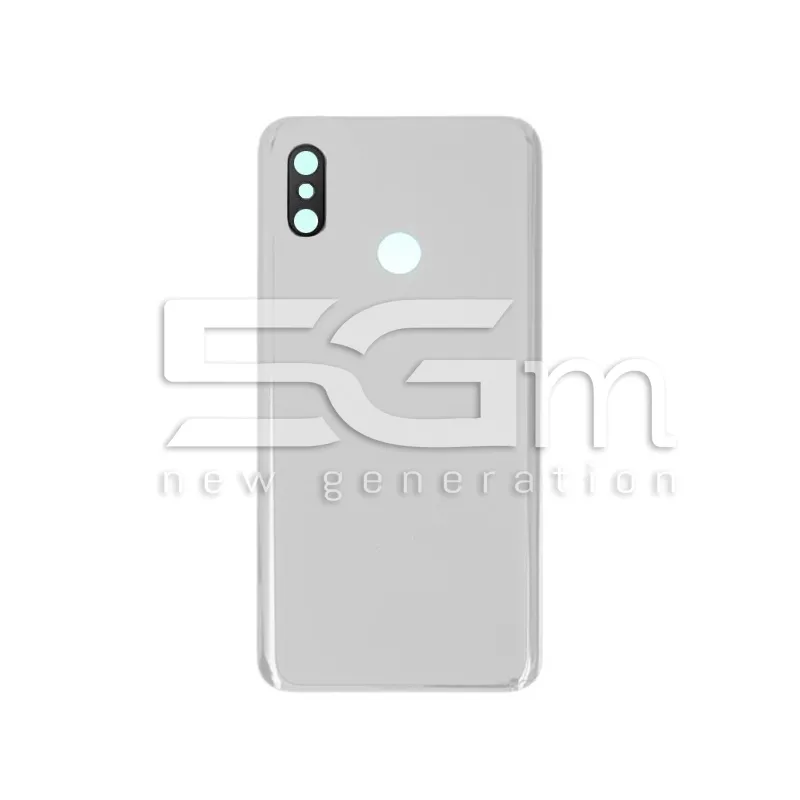 Retro Cover Bianco + Vetrino Camera Xiaomi Mi8 No Logo | Store Online 5G-M