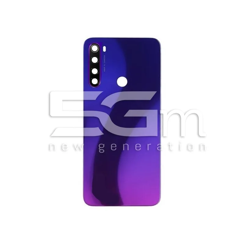 Coque Arrière Violette + Vitre Caméra Xiaomi Redmi Note 8 Sans Logo | 5G-M