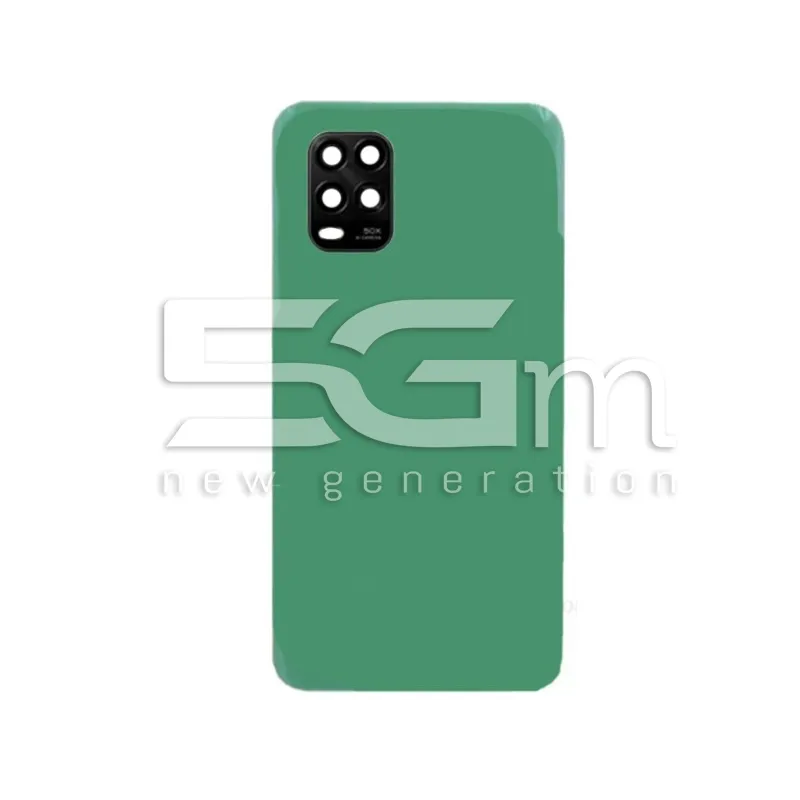 Retro Cover Verde + Vetrino Camera Xiaomi Mi 10 Lite No Logo | Store Online 5G-M