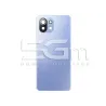 Retro Cover Blu + Vetrino Camera Xiaomi Mi 11 Lite - 11 Lite 5G No Logo | Store Online 5G-M