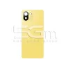 Retro Cover Giallo + Vetrino Camera Xiaomi Mi 11 Lite - 11 Lite 5G No Logo