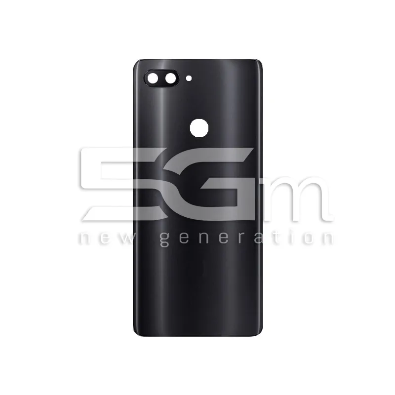 Retro Cover Nero + Vetrino Camera Xiaomi Mi8 Lite No Logo | Store Online 5G-M