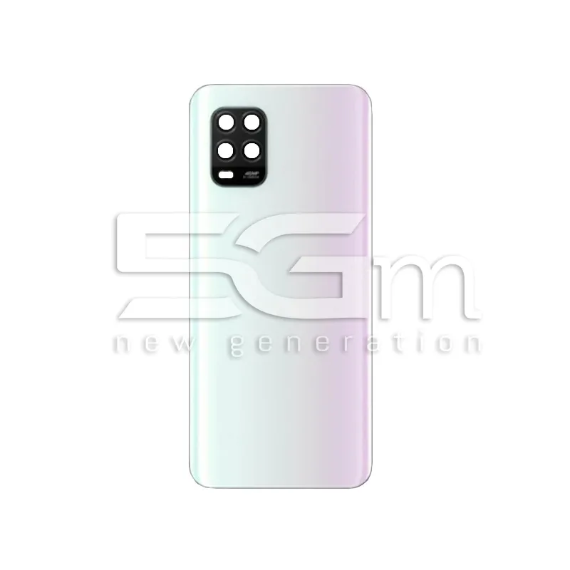 Retro Cover Bianco + Vetrino Camera Xiaomi Mi 10 Lite No Logo | Store Online 5G-M