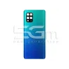 Kék Hátlap + Kamera üveg Xiaomi Mi 10 Lite Logó nélkül | 5G-M Webáruház