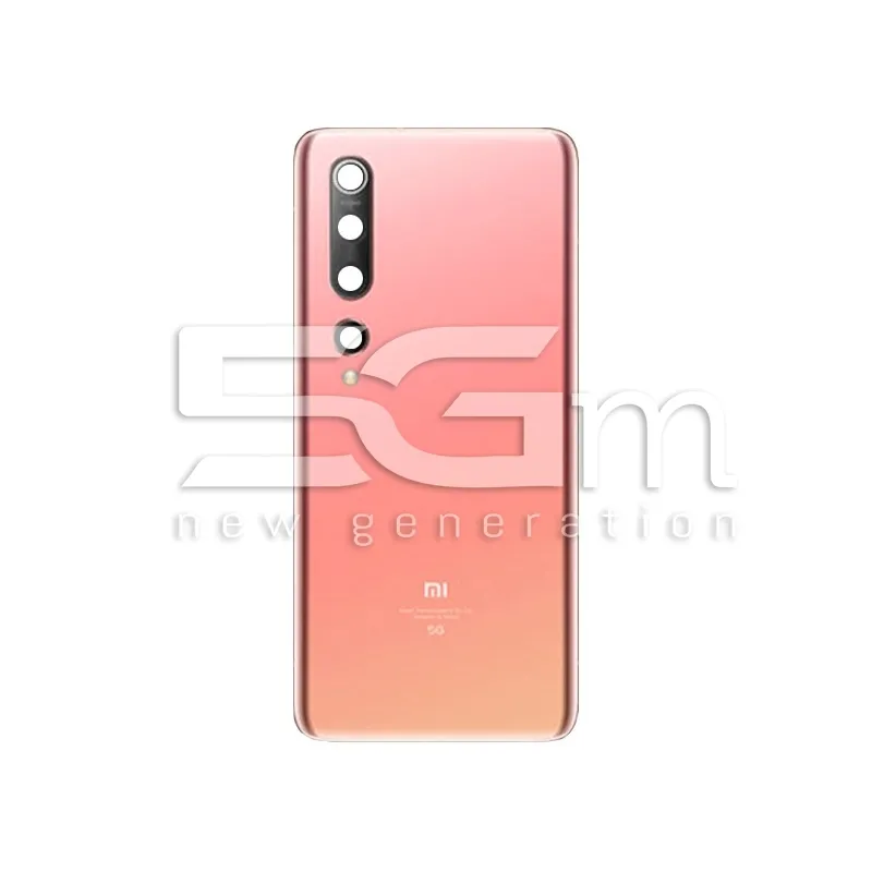 Retro Cover Rosa + Vetrino Camera Xiaomi Mi 10 No Logo | Store Online 5G-M
