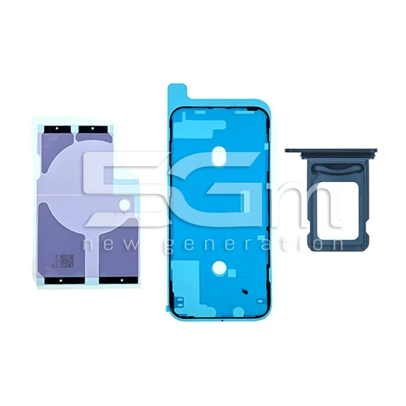 Rear Cover Full Parts Blue iPhone 12 Pro Max No Logo | Loja Online 5G-M