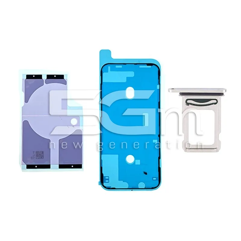 Rear Cover Full Parts White iPhone 12 Pro Max No Logo | Loja Online 5G-M