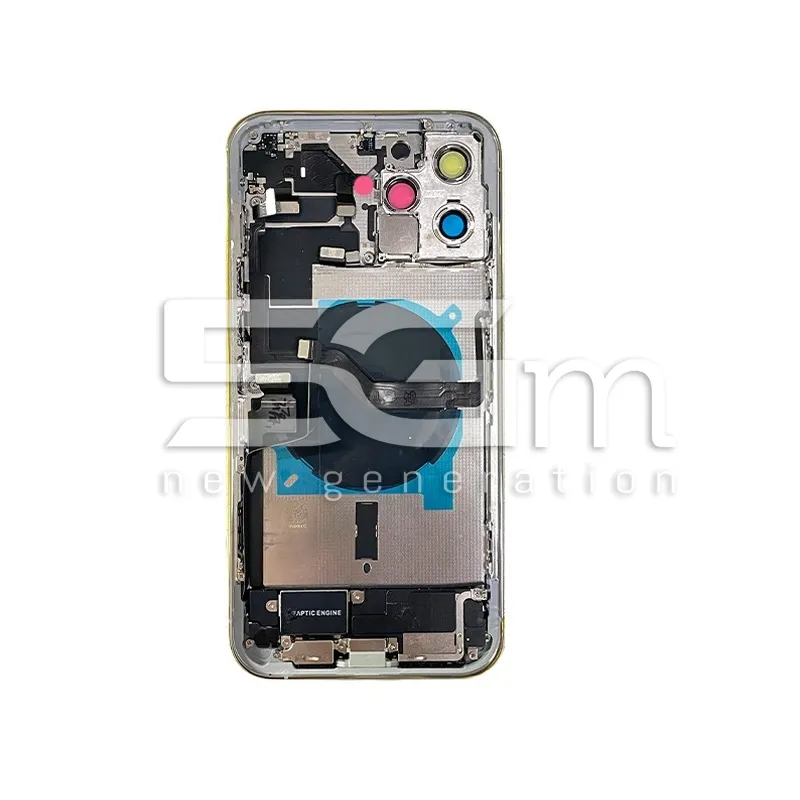 Rear Cover Full Parts White iPhone 12 Pro Max No Logo