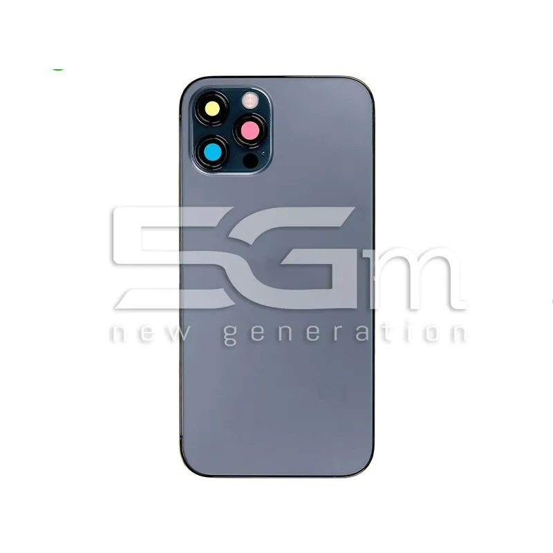 Komplette Hülle Blau iPhone 12 Pro Max Ohne Logo | 5G-M.com