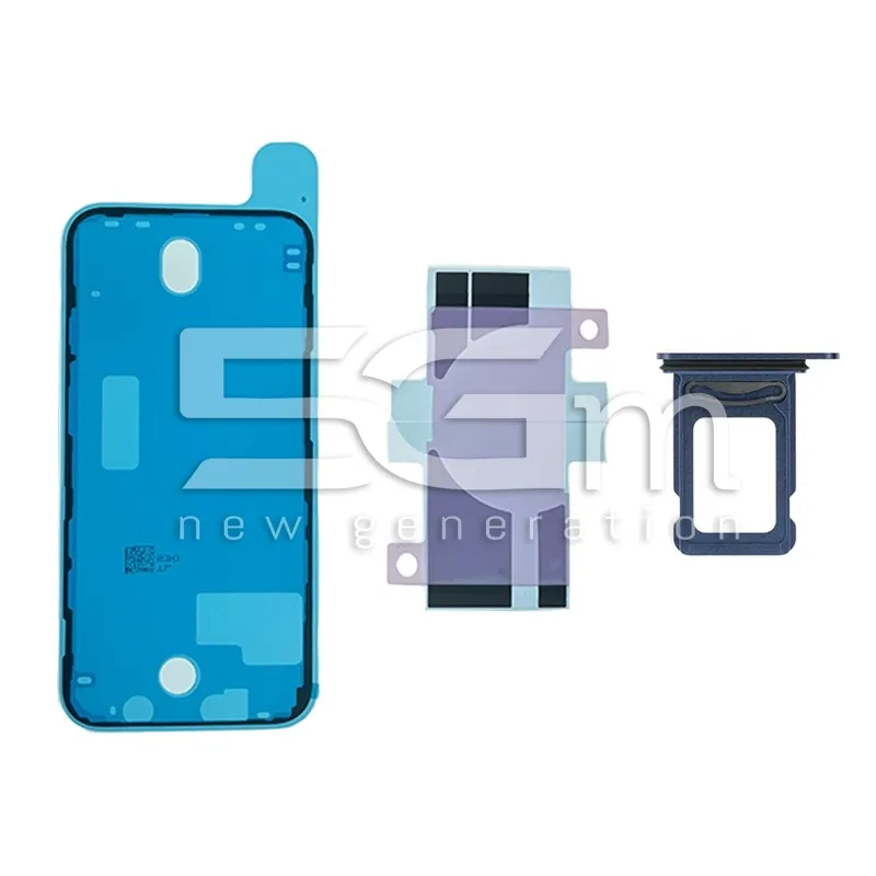 Rear Cover Full Parts Blue iPhone 12 Pro No Logo | Loja Online 5G-M