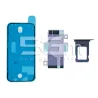 Komplett-Cover Blau iPhone 12 Pro Ohne Logo | 5G-M.com