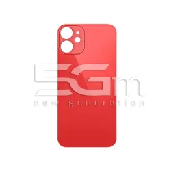 Cache Arrière Rouge iPhone 12 Grand Trou (Sans Logo) | 5G-M.com
