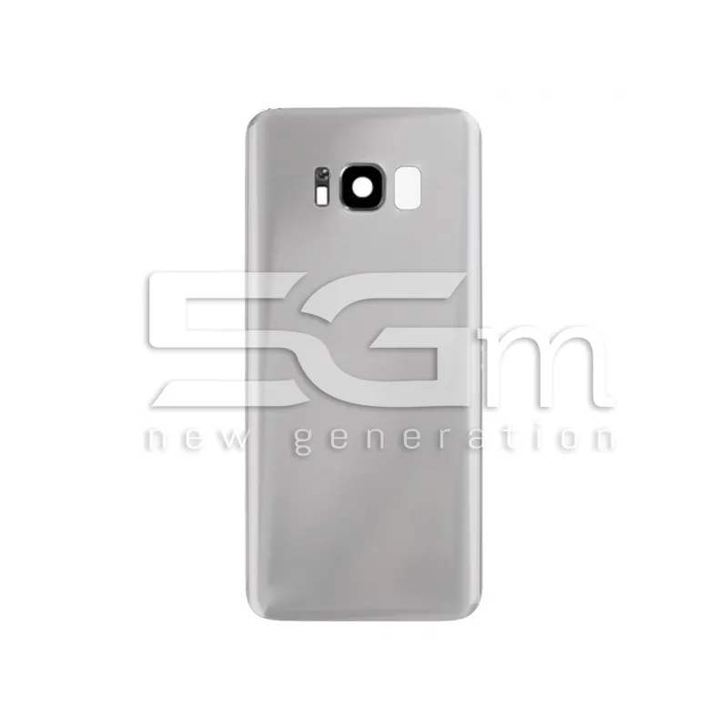 Retro Cover Silver + Vetrino Camera Samsung SM-G950F S8 No Logo | Store Online 5G-M
