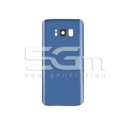 Achterklep Blauw + Cameraglas Samsung S8 (SM-G950F) Geen Logo - 5G-M