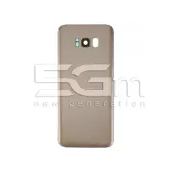 Retro Cover Gold + Vetrino Camera Samsung SM-G950F S8 No Logo
