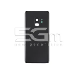 Samsung S9 SM-G960 Achtercover Zwart + Cameraglas Zonder Logo | 5G-M