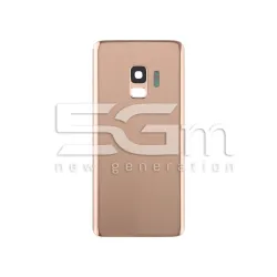 Заден капак Златен + Стъкло на камерата Samsung S9 SM-G960 Без лого | 5G-M