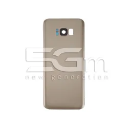 Заден капак Златен + Стъкло на камерата Samsung S8+ Без лого | 5G-M