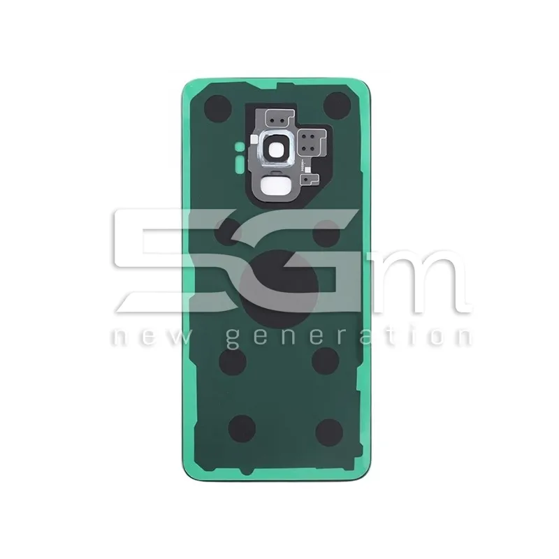 Hátlap Szürke + Kameraüveg Samsung SM-G960 S9 Logó Nélkül | 5G-M