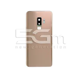 Заден капак Златен + Стъкло за камера Samsung S9 Plus Без лого | 5G-M