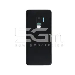 Cache Arrière Noir + Vitre Caméra Samsung S9 Plus Sans Logo | 5G-M