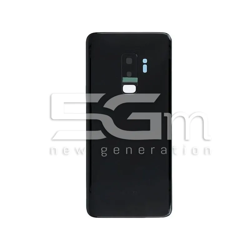 Retro Cover Nero + Vetrino Camera Samsung SM-G965 S9 Plus No Logo | Store Online 5G-M