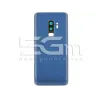 Rückseite Blau + Kameraglas Samsung S9 Plus Ohne Logo | 5G-M.com