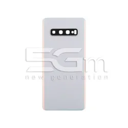 Coque Arrière Blanche + Vitre Caméra Samsung S10 SM-G973F | 5G-M