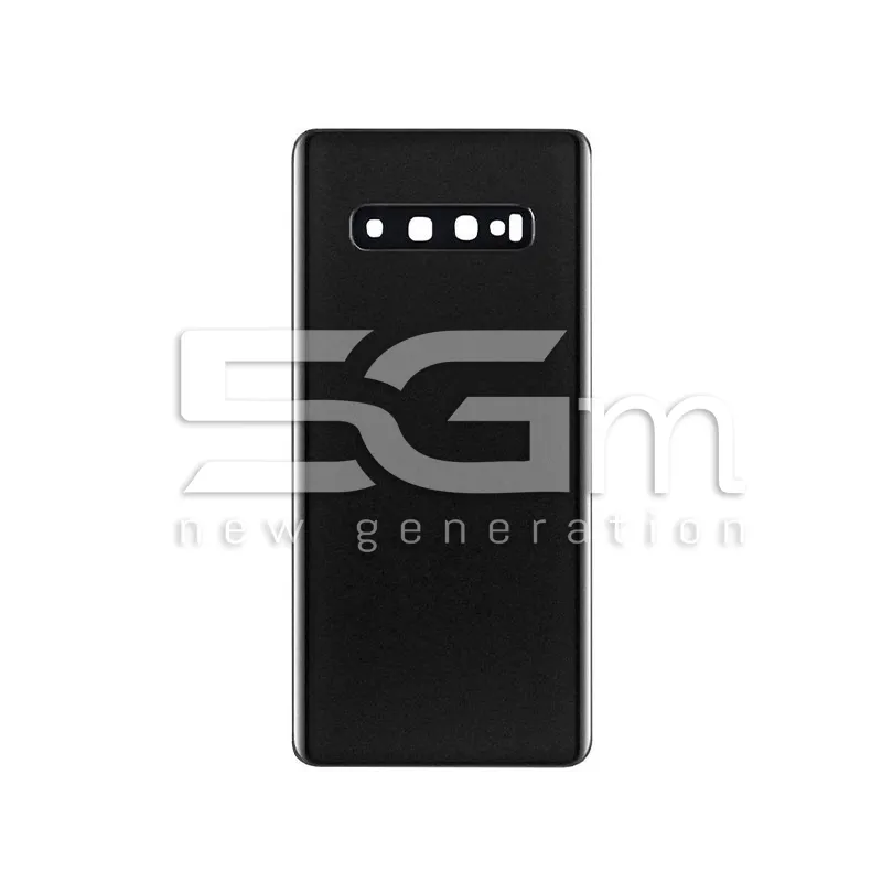 Rear Cover Black + Camera Lens Samsung SM-G975F S10 Plus No Logo | Loja Online 5G-M