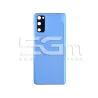 Retro Cover Blu + Vetrino Camera Samsung SM-G980 S20 No Logo | Store Online 5G-M