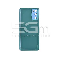 Retro Cover Blu + Vetrino Camera Samsung SM-G980 S20 No Logo