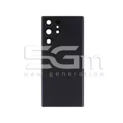 Rear Cover Black + Camera Lens Samsung SM-S908 S22 Ultra No Logo