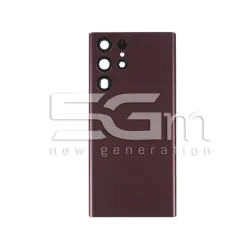 Cache Arrière Violet + Vitre Caméra Samsung S22 Ultra Sans Logo | 5G-M