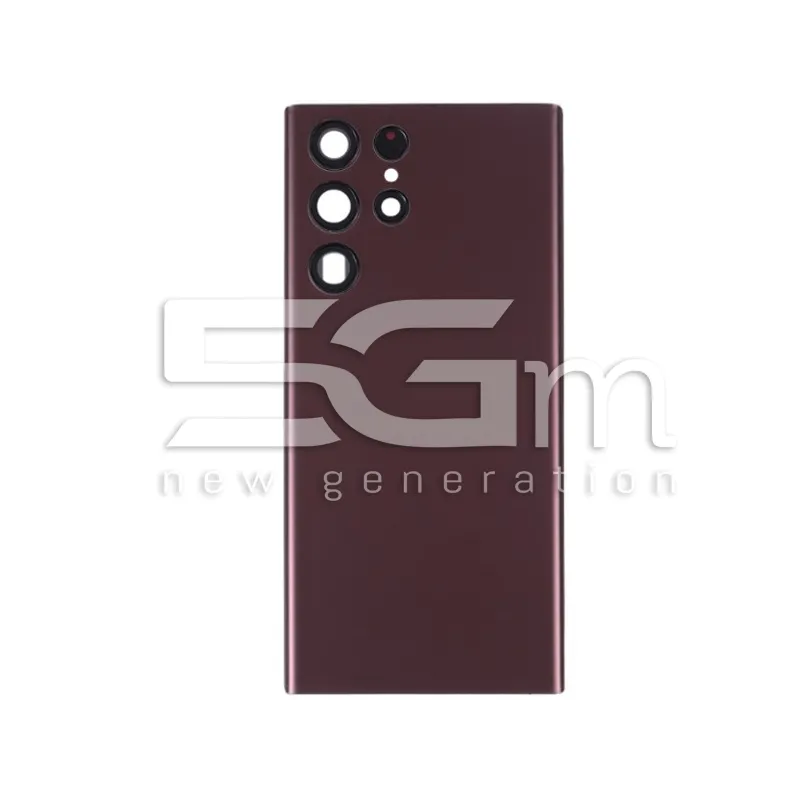 Cache Arrière Violet + Vitre Caméra Samsung S22 Ultra Sans Logo | 5G-M
