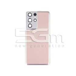 Coque Arrière Or + Vitre Caméra Samsung S21 Sans Logo | 5G-M