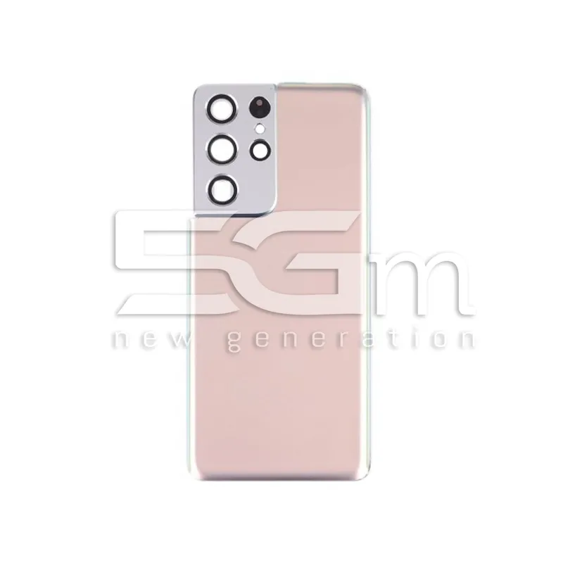 Retro Cover Gold + Vetrino Camera Samsung SM-G998 S21 No Logo | Store Online 5G-M