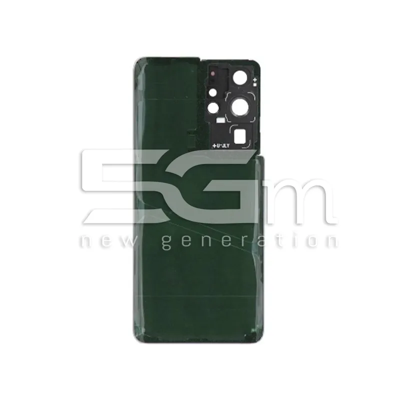 Rückabdeckung Braun + Kameraglas Samsung S21 (SM-G998) Ohne Logo | 5G-M