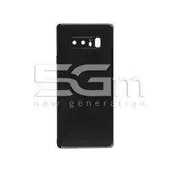 Rear Cover Black + Camera Lens Samsung SM-N950 Note 8 No Logo