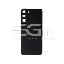 Cache Arrière Noir + Verre Caméra Samsung S22+ SM-S906 Sans Logo | 5G-M