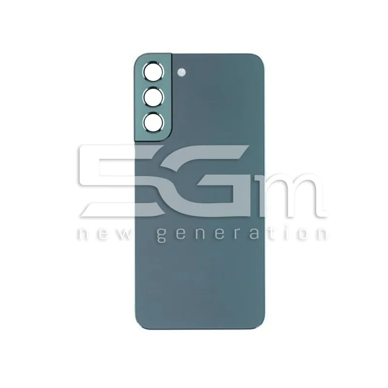 Retro Cover Verde + Vetrino Camera Samsung SM-S906 S22+ No Logo | Store Online 5G-M