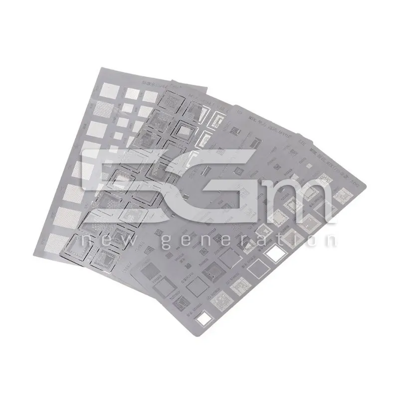 Kit 4 Pezzi Stencil Universale MTK MSM Reballing IC - Nand - CPU | Store Online 5G-M