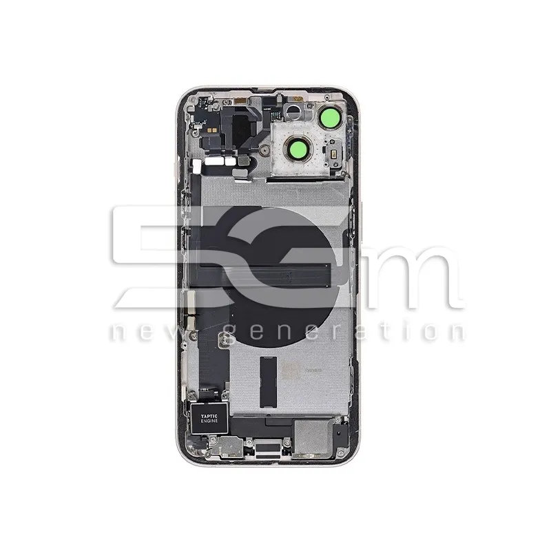 Rear Cover Full Parts White iPhone 13 No Logo